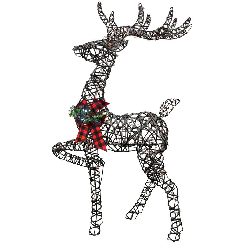 Northlight 60.25" Lighted Reindeer Stag Christmas Decoration, 4 of 8