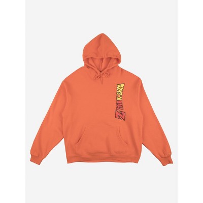 Dragon Ball Z Dragon Balls Long Sleeve Orange Hooded Sweatshirt