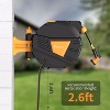 GardenJoy Retractable Garden Hose Reel with 180° Swivel and Auto-Retract - 3 of 4