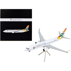 Boeing 737 MAX 8 Commercial Aircraft White with Tail Graphics "Gemini 200" Series 1/200 Diecast Model Airplane by GeminiJets - 1 of 3