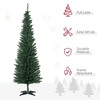 6' Artificial Pencil Christmas Tree, Slim Xmas Tree with 390 Realistic Branch Tips and Plastic Stand - 4 of 4