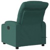 VidaXL Massage Recliner Chair Dark Green Fabric - 4 of 4