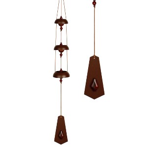 Woodstock Wind Chimes Signature Collection  Woodstock Temple Bells  Rustic  26'' Wind Bell - 1 of 4