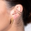 Lucy Quartermaine - Angel Wing Studs in Gold Vermeil - 3 of 4