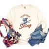 I'd Rather Be Skiing - Women's Garment Dyed Long Sleeve Graphic T-Shirt - 2 of 4