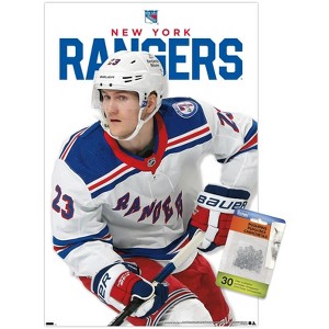 Trends International NHL New York Rangers - Adam Fox Feature Series 23 Unframed Wall Poster Prints - 1 of 4