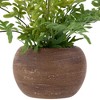 Northlight Real Touch™ Artificial Fern Plant in Orb Pot 11" - 3 of 4