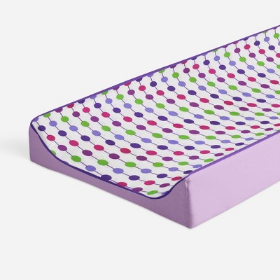 Bacati - Botanical Purple Changing Pad Cover