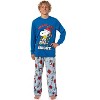 Seven Times Six Peanuts Snoopy Merry & Bright Christmas Matching Family Pajama Set - 2 of 4