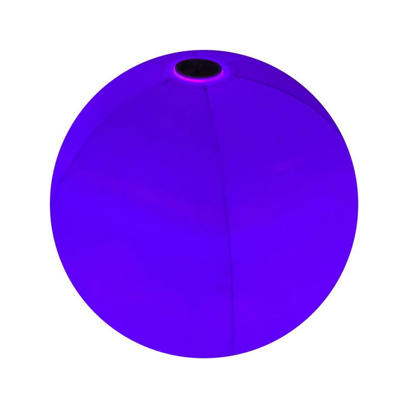 PoolCandy Illuminated LED Light-Up Jumbo Beach Ball - 13.75" Diameter, 2 of 5