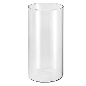 Unique Bargains High Borosilicate Glass Wear Resistant Clear Cylinder Vase - 1 of 4