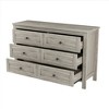 KIGFTSOD Retro Farmhouse Style Wooden Dresser with 6 Drawer, Storage Cabinet for Bedroom - 3 of 4