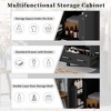 Vynxaria 48-Inch Black Bathroom Vanity - Dual Undermount Ceramic Sinks, 4 Soft-Close Doors, 2 Divided Drawers, Double-Layer Door Shelves - 4 of 4