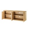 Dexmalle Classic Sideboard Storage Cabinet TV Stand with wave pattern - 4 of 4