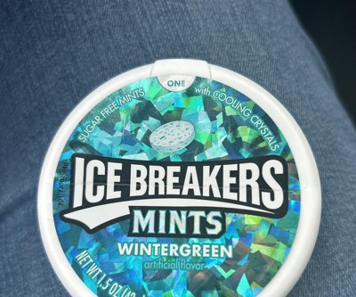 ICE BREAKERS Wintergreen Sugar Free Mints, 1.5 oz puck