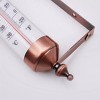 Taylor 7.5" Long Glass Tube Thermometer, Weatherproof Glass with Copper Frame, Easy to Read Increments, Vintage Style - Mounting Bracket Included - 3 of 4