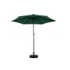 CAVINAS 9FT Patio Umbrella with Crank,6 Sturdy Ribs Market Patio Umbrella with Push Button for Backyard,Poolside,Deck,Base Not Included - 2 of 4