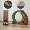 Cat Exercise Wheel for Indoor Cats - 48" Large Cat Running Wheel with 3-Level Jumping Tower, Quiet Spinner Hamster Wheel - 4 of 4