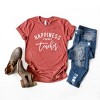 Simply Sage Market Women's Happiness Is Being A Teacher Short Sleeve Graphic Tee - 3 of 4