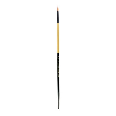Dynasty Black Gold Series Long Handled Synthetic Round Brushes, Series 1526