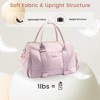 Small Gym Bag for Women with Yoga mat Holder, Mini Duffle Bag for Travel with Wet Pocket - 4 of 4
