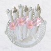 Big Dot of Happiness Little Princess Crown - Pink and Gold Princess Baby Shower or Birthday Party Paper Napkin Holder - Napkin Rings - Set of 24 - 3 of 4