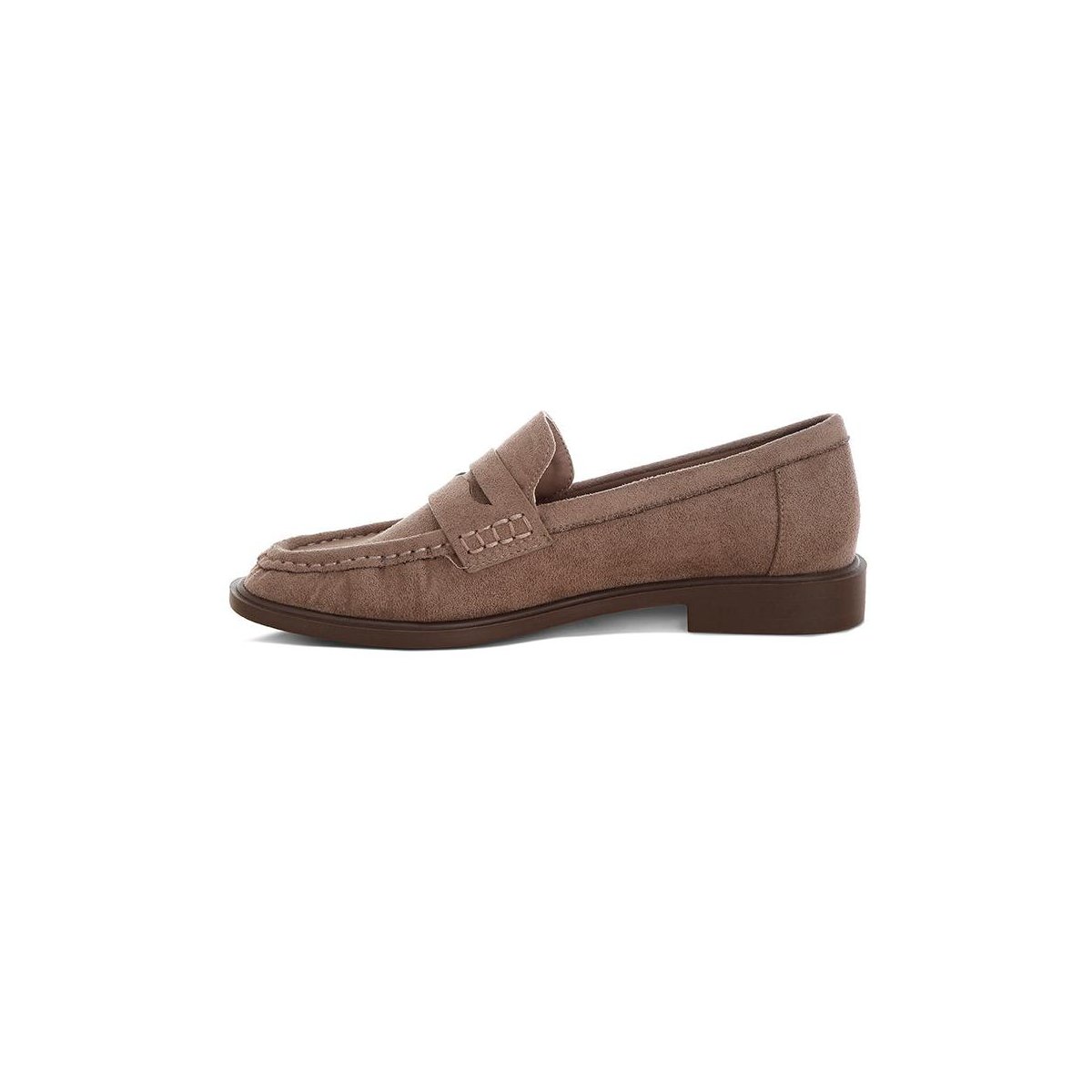 Женские туфли London Rag Womens Fhalko Penny Strap Low Block Heel Loafers 8 — фото 4