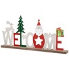 Northlight Wooden "Welcome" Christmas Sign - 16" - Red and White - 3 of 4