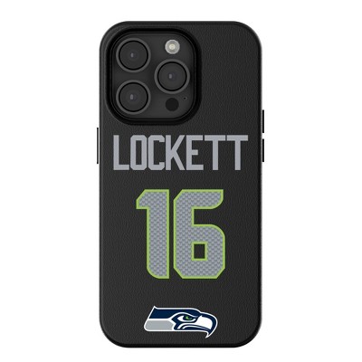 Keyscaper NFL Seattle Seahawks Players Game Tactic MagSafe Compatible Cell Phone Case for Apple iPhone