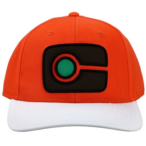 Poké Ball Black & White Baseball Hat (One Size-Adult)