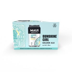 Maui Sunshine Girl Golden Ale - 6pk/12 fl oz Cans - 1 of 4