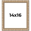PosterPalooza | 14x16 Modern Bamboo Picture Frame, UV Acrylic, 5 Finishes - 2 of 4