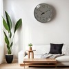 Unique Bargains Plastic Analog Battery Powered Silent Non-Ticking Wall Clock 12 Inch - 3 of 4