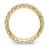 Black Bow Jewelry 2.8mm 14K Gold 2 Ctw U Prong D-F Lab Created Diamond Eternity Band - 2 of 4