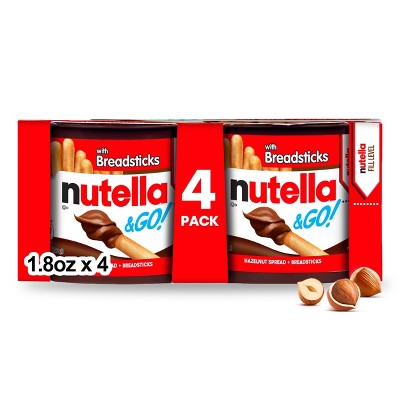 Nutella & Go! Hazelnut Spread & Breadsticks - 1.8oz/4pk