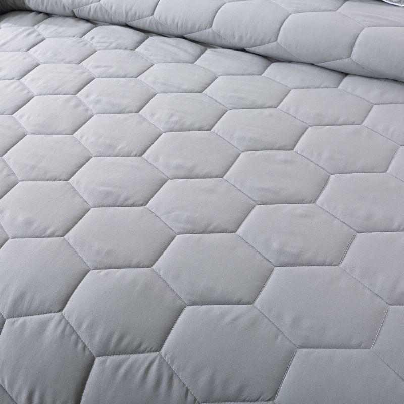 Honeycomb with Piping Down Alternative Duvet Insert - St. James Home, 2 of 8