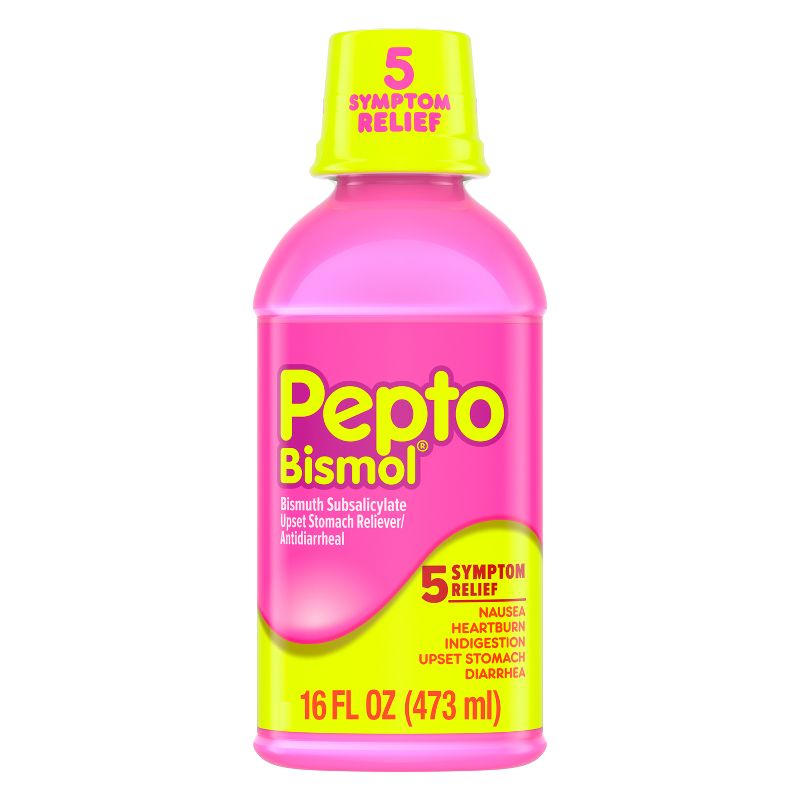 Pepto-Bismol 5 Symptom Stomach Relief - Original Liquid , 1 of 14