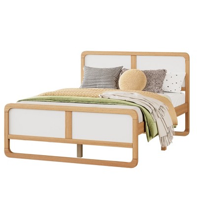 Dexmalle Modern Style Solid Wood Platform Bed for Kids