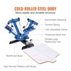 VEVOR 4 Color 1 Station Screen Printing Machine, 21.2x17.7in / 54x45cm Screen Printing Press 360° Rotable Silk, Blue - 4 of 4