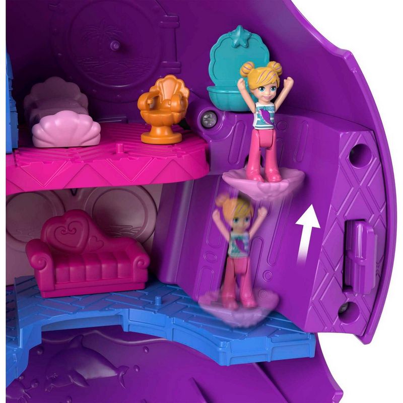 Polly Pocket Sparkle Cove Adventure Narwhal Adventurer Boat Playset, 6 of 8