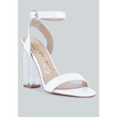 Poloma Clear Block Heel Party Women Sandals
