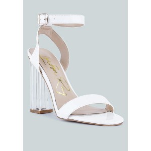 Poloma Clear Block Heel Party Women Sandals - 1 of 4