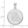 Black Bow Jewelry 10k White Gold Missouri Western State Griffons NCAA Large Pendant - 2 of 3