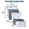 Tiny Twinkle Reusable Snack Bags, Machine Washable, BPA-Free for Baby and Toddler Food - 2 of 4