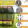 Costway 12FT Outdoor Large Recreational Trampoline w/ Ladder Enclosure Net Safety Pad - 2 of 4