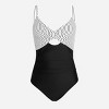Women's Stripe Twist Cutout One-piece Swimsuit - Cupshe - 2 of 4