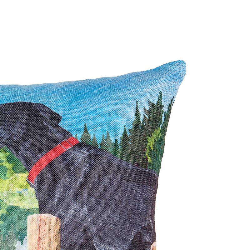 C&F Home 18" x 18" Dog Lake Pier Indoor/Outdoor Decorative Throw Pillow, 2 of 5
