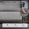 LayinSun Outdoor Patio Woven Rope Loveseat, 2-Person Deep Seating Modern Sofa 2-Seat for Outside - 4 of 4