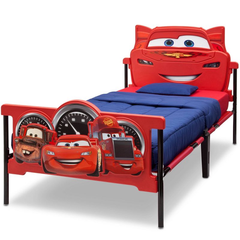 Twin Disney Pixar Cars Plastic 3D Kids&#39; Bed - Delta Children, 6 of 9