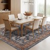 Area Rug for Living Room Bedroom Distressed Oriental Office Carpet Low Pile Neutral Soft Nursery Carpet Non Slip Washable Vintage Farmhouse Area Rug - 3 of 4